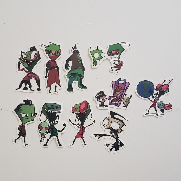 🔮3/$15 50pcs Invader Zim Stickers - Picture 6 of 7